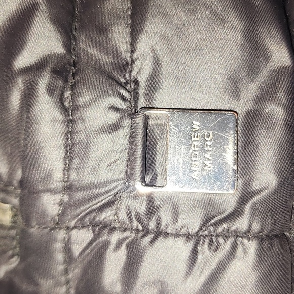 Andrew Marc Lightweight Premium Down Size Large Puffer Jacket Black - Picture 6 of 11